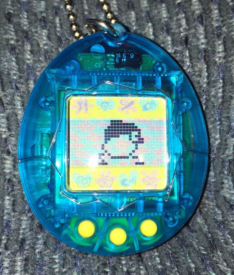 #2017Tamagotchi #Masukutchi Clear Blue Tama