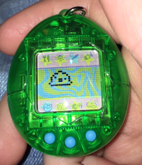 Tonmarutchi clear green 2017 Anniversary Tamagotchi